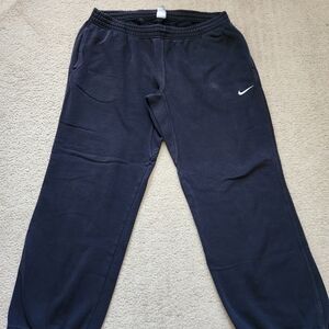 Nike Black Wide Leg Jogger Sweatpants Size XXL
